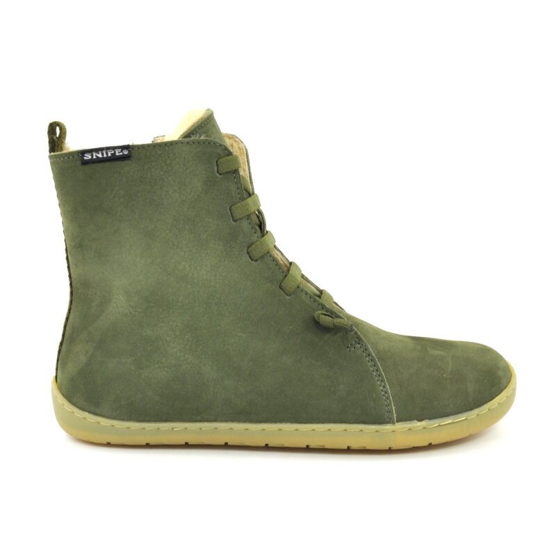 Snipe Herren Barfußboot 05286 kaki mit Warmfutter