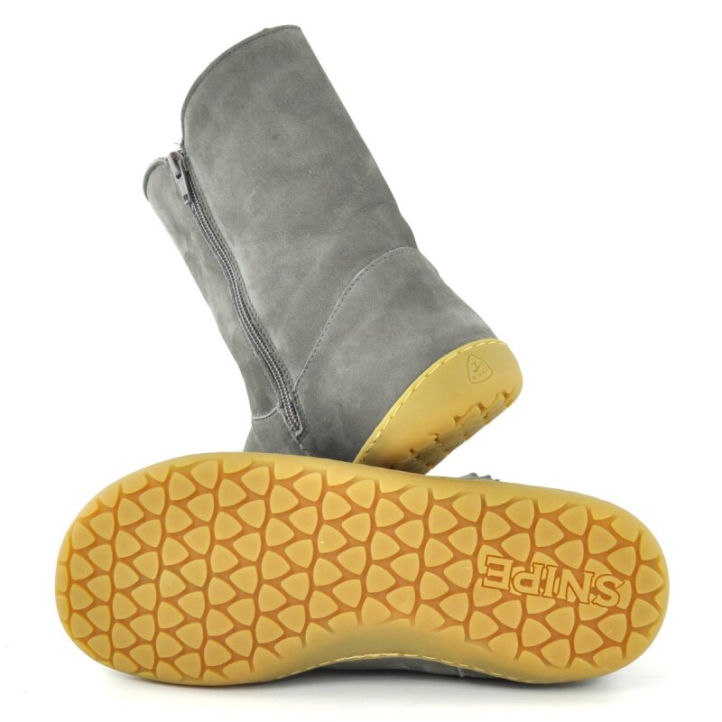 Snipe Damen Barfußboot 05490 gris mit Warmfutter