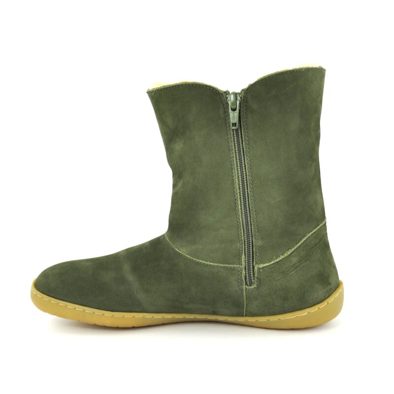 Snipe Damen Barfußboot 05490 kaki mit Warmfutter