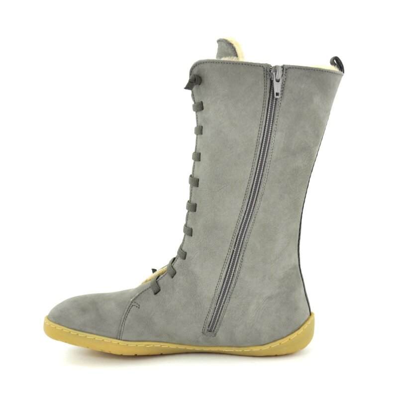 Snipe Damen Barfußstiefel 05289 gris mit Warmfutter